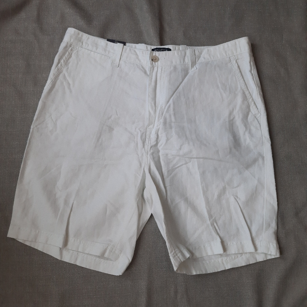Mens Nautica New White Shorts